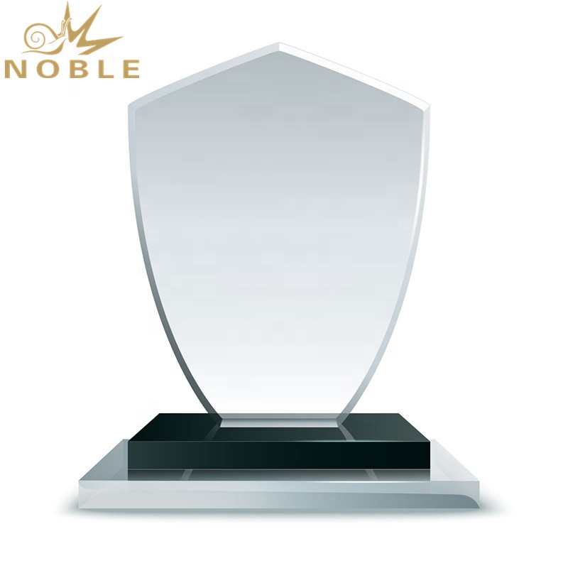 Wholesale Promotion Custom Crystal Blank Shield Plaque Trophy Buy