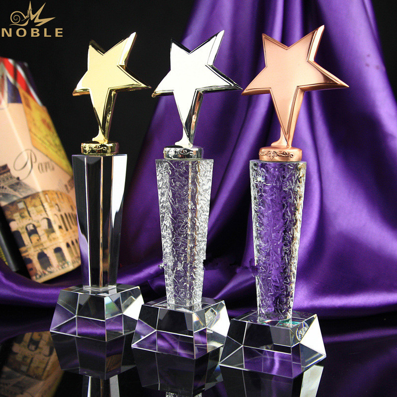 Personalized Star Trophy Crystal Glass Awards Wholesale Crystal ...